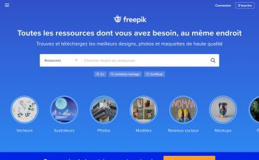 Freepik, pour trouver des images pour votre boutique Etsy