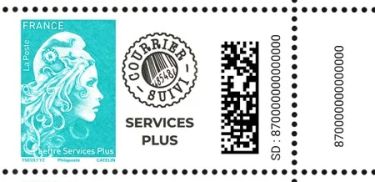 Un QRCode pour le suivi sur les timbres de La Poste